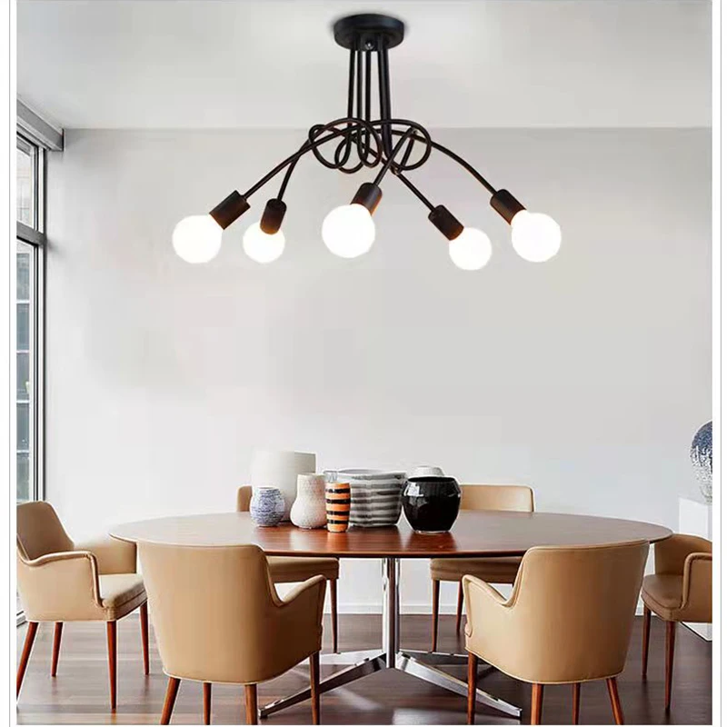 Modern living room wrought iron LED chandelier bedroom study ceiling lamp kitchen dining room interior decoration lighting lamp
Modern living room wrought iron LED chandelier bedroom study ceiling lamp kitchen dining room interior decoration lighting lamp