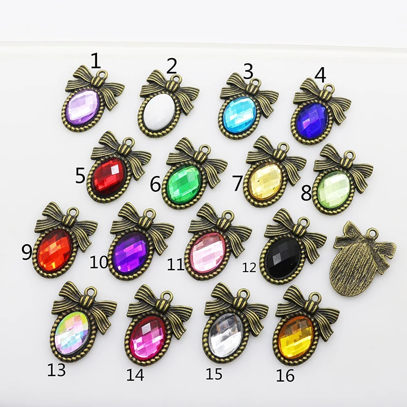 10pcs/lot Fahsion Handmade Bowknot and Rhinestones Metal Pendant for DIY Sewing Multi-color Accessories
10pcs/lot Fahsion Handmade Bowknot and Rhinestones Metal Pendant for DIY Sewing Multi-color Accessories