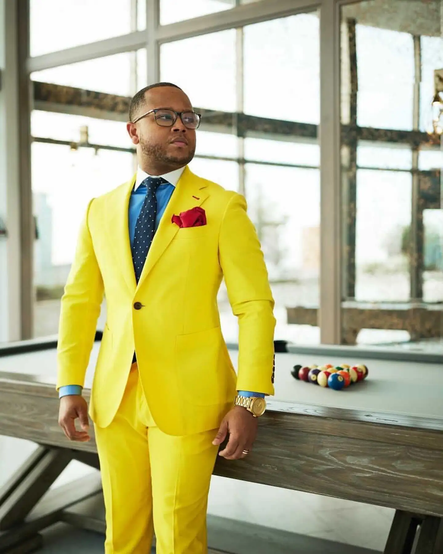 JELTONEWIN Yellow Mens Suits For Wedding Groom Evening Dress Formal Business Suit Prom Party 2 Pieces Best Man Blazer+Pants
JELTONEWIN Yellow Mens Suits For Wedding Groom Evening Dress Formal Business Suit Prom Party 2 Pieces Best Man Blazer+Pants