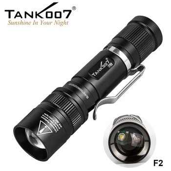 

Tank007 F2 Zoomable 365nm UV Detection EDC Flashlight Outdoor AA Battery Dual LEDs Portable Ultraviolet Torch Light