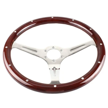380mm 15 Inch Grant Classic Nostalgia Style Wood Grain Steering Wheel Slotted 3 Spoke Steering Wheel Riveted Light Wood Grip(6 H
380mm 15 Inch Grant Classic Nostalgia Style Wood Grain Steering Wheel Slotted 3 Spoke Steering Wheel Riveted Light Wood Grip(6 H