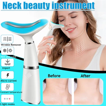 Neck Beauty Instrument USB Rechargeable 3 Color LED Light Photon Vibration Anti Aging Wrinkle Remover Skin Lifting Tightening
Neck Beauty Instrument USB Rechargeable 3 Color LED Light Photon Vibration Anti Aging Wrinkle Remover Skin Lifting Tightening