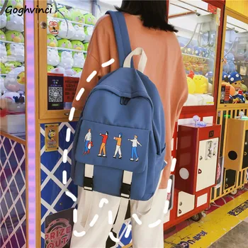 Backpacks Women Canvas Cartoon Printed Korean Style Fashion Large Capacity Students Ulzzang Waterproof Ins Kawaii Teens New Chic
Backpacks Women Canvas Cartoon Printed Korean Style Fashion Large Capacity Students Ulzzang Waterproof Ins Kawaii Teens New Chic