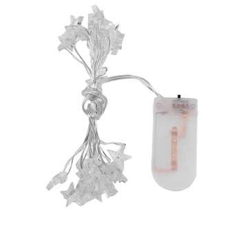 2M 20 LEDs Star LED String Light Curtain Fairy Lights Decorative Light Strings Button Battery Powered for Indoor Outdoor Party
2M 20 LEDs Star LED String Light Curtain Fairy Lights Decorative Light Strings Button Battery Powered for Indoor Outdoor Party