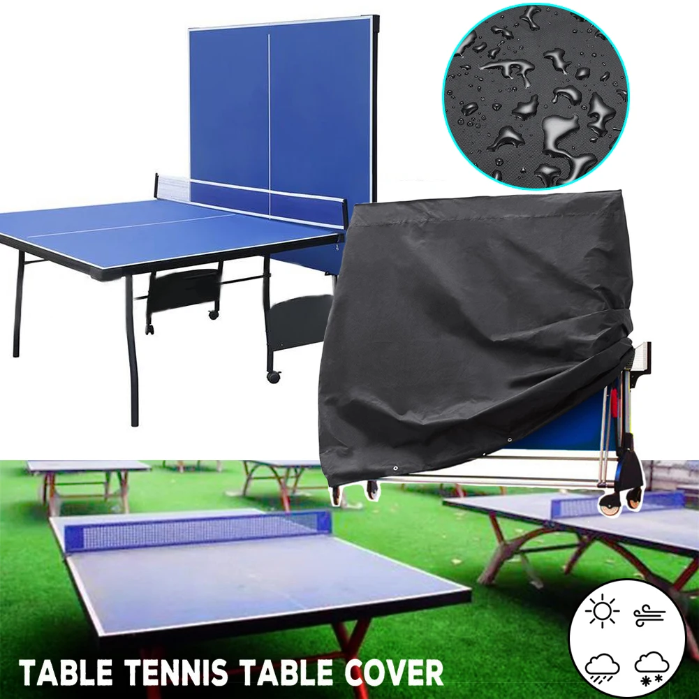 Zipper 300D Heavy Duty Waterproof Table Tennis Ping Pong Tables Cover  A L 