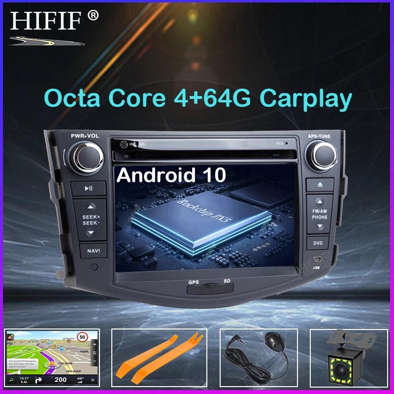 Автомобильный dvd-плеер 4 + 64 ГБ IPS Android 10 для Toyota RAV4 Rav 4 2007 2008 2009 2010 2011 2 din 1024*600 gps-навигация wifi Octa core
Автомобильный dvd-плеер 4 + 64 ГБ IPS Android 10 для Toyota RAV4 Rav 4 2007 2008 2009 2010 2011 2 din 1024*600 gps-навигация wifi Octa core