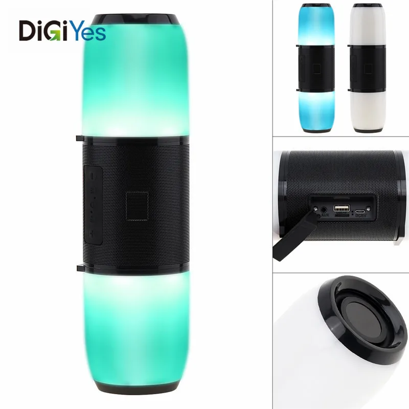 LED Color Light Subwoofer Waterproof Bluetooth Speaker with FM/TF/AUX/USB/Voice Call function for Home/Party/Outdoor Activities
LED Color Light Subwoofer Waterproof Bluetooth Speaker with FM/TF/AUX/USB/Voice Call function for Home/Party/Outdoor Activities