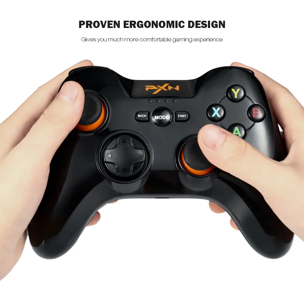 PXN 9603 2.4G Wireless Game Controller For PS3 Game Console Dual Vibration Joystick For Windows Andriod Tablet pk 9613
PXN 9603 2.4G Wireless Game Controller For PS3 Game Console Dual Vibration Joystick For Windows Andriod Tablet pk 9613