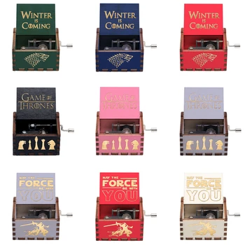 Antique Full range Wooden Carved Musical Box Hand Cranked Hurry Potter Music Box Birthday Christmas Gift Casket Decoration 
Antique Full range Wooden Carved Musical Box Hand Cranked Hurry Potter Music Box Birthday Christmas Gift Casket Decoration