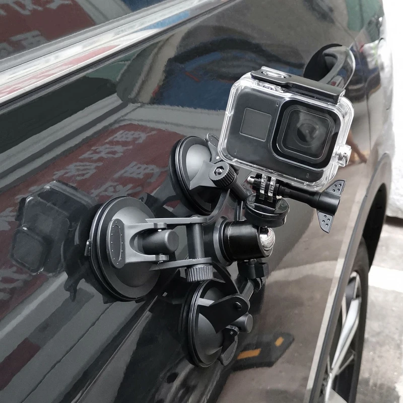 Car Windshield Triple Vacuum Suction Cup Mount for gopro- Hero 8/7/6/5/4/3/3+/2 E65C
Car Windshield Triple Vacuum Suction Cup Mount for gopro- Hero 8/7/6/5/4/3/3+/2 E65C