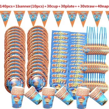 30people use cup glass plate for children birthday party decor blippi english teacher disposable tableware set includes flag 
30people use cup glass plate for children birthday party decor blippi english teacher disposable tableware set includes flag