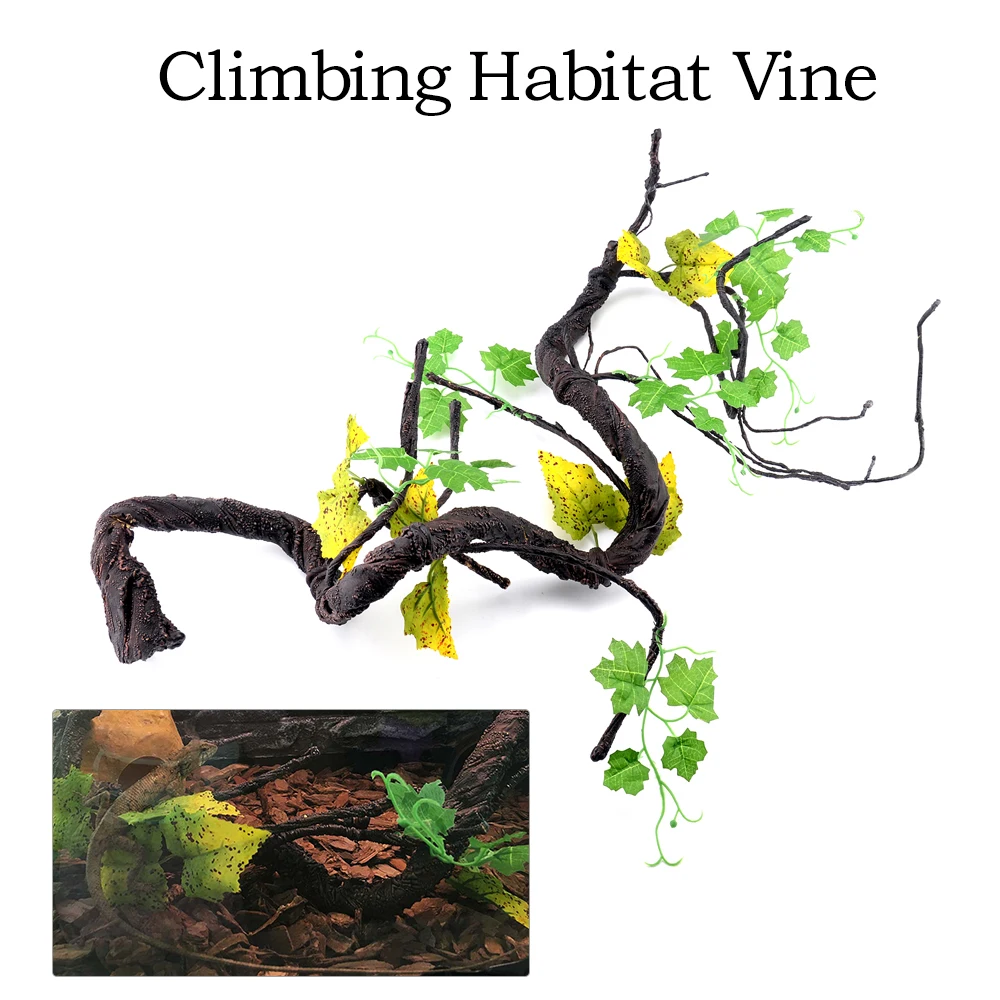 Flexible Climbing Habitat Vine Reptile Decoration For Lizards Frogs Snakes and Other Reptiles Supplies
Flexible Climbing Habitat Vine Reptile Decoration For Lizards Frogs Snakes and Other Reptiles Supplies