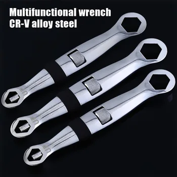 Hex Plum Wrench Adjustable Chrome-plated Spanner 4-19mm For Car Repair Ring Spanner Hand Tools Multifunction Tool
Hex Plum Wrench Adjustable Chrome-plated Spanner 4-19mm For Car Repair Ring Spanner Hand Tools Multifunction Tool