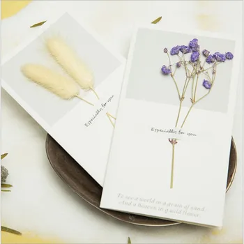 5Pcs Flowers Dried Flowers Card Invitation Blank Card DIY Thanksgiving Day Birthday Card Handwritten Blessing Greeting Card
5Pcs Flowers Dried Flowers Card Invitation Blank Card DIY Thanksgiving Day Birthday Card Handwritten Blessing Greeting Card