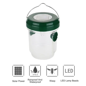 Bee Catcher with Solar LED Lamp Bee-catching Machine Wasp Insect Trap Tilters Large Amount for Farm Garden Beeworking Hot Sale
Bee Catcher with Solar LED Lamp Bee-catching Machine Wasp Insect Trap Tilters Large Amount for Farm Garden Beeworking Hot Sale