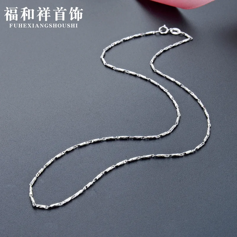 Korean-style Cool Creative Choker S925 Sterling Silver Necklace Women's 1.2 Cylindrical X Accessories
Korean-style Cool Creative Choker S925 Sterling Silver Necklace Women's 1.2 Cylindrical X Accessories