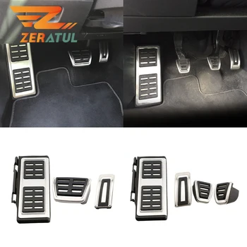 Zeratul Car Pedals Pedal Pad Cover for Audi A3 8V Sportback Cabrio Limousine S3 RS3 for Skoda Octavia 5E A7 Rapid Seat Leon