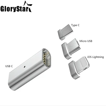 3 in 1 Magnetic Charging Cable Adapter USB-C to Android Male Micro USB / type-C / iOS Lightning Data Line for Samsung iPhone
3 in 1 Magnetic Charging Cable Adapter USB-C to Android Male Micro USB / type-C / iOS Lightning Data Line for Samsung iPhone