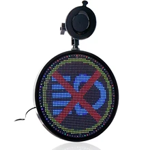 12V Round Car LED Display Board Scrolling Information WiFi Input Preset 8 Information Remote Control Programmable RGB Panel
12V Round Car LED Display Board Scrolling Information WiFi Input Preset 8 Information Remote Control Programmable RGB Panel