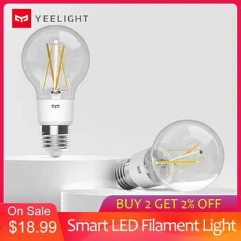 Yeelight YLDP12YL Home E27 Smart LED Filament Light 6W Lemon Smart Bulb Work With Apple Homekit 2700K
Yeelight YLDP12YL Home E27 Smart LED Filament Light 6W Lemon Smart Bulb Work With Apple Homekit 2700K