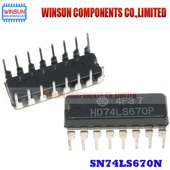 50PCS/LOT HD74LS670P DIP-16 SN74LS670N 74LS670 New Original 
50PCS/LOT HD74LS670P DIP-16 SN74LS670N 74LS670 New Original