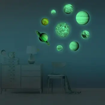 9pcs/set 9 Planet Solar System Fluorescent Wall Stick The Universe Planet Luminous Wall Stickers Children Bedroom Home Decor
9pcs/set 9 Planet Solar System Fluorescent Wall Stick The Universe Planet Luminous Wall Stickers Children Bedroom Home Decor