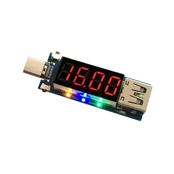 Type-C PD Decoy Module Quick Charge Trigger Module DC Digital Display Voltage Current Meter Tester Support PD2.0 PD3.0
Type-C PD Decoy Module Quick Charge Trigger Module DC Digital Display Voltage Current Meter Tester Support PD2.0 PD3.0