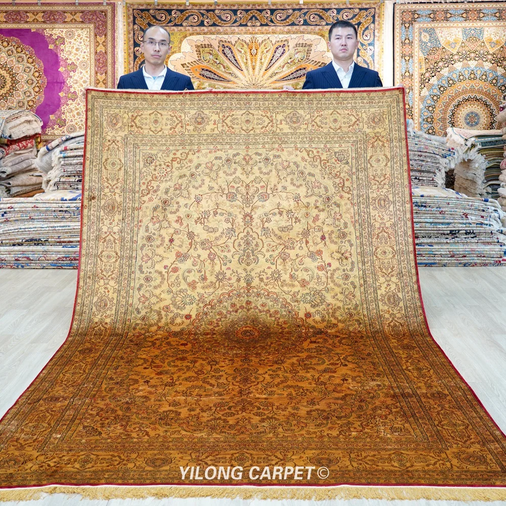 6'x9' Hand Knotted Carpet Vantage Beige Persian Antique Oriental Rugs (WY386M)
6'x9' Hand Knotted Carpet Vantage Beige Persian Antique Oriental Rugs (WY386M)