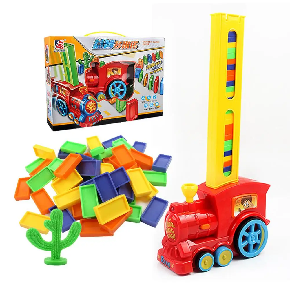 Children Kids Sound Light Auto Deal Plastic Domino Rally Electric Train Educational Toy kids Brain Development Domino block toy
Children Kids Sound Light Auto Deal Plastic Domino Rally Electric Train Educational Toy kids Brain Development Domino block toy