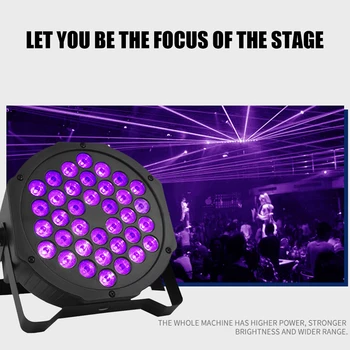 36 LED RGB Stage Light Sound Activated Changing DJ Party Club Par Lights Activated Lamp LED Disco Sound Dance Lamp
36 LED RGB Stage Light Sound Activated Changing DJ Party Club Par Lights Activated Lamp LED Disco Sound Dance Lamp
