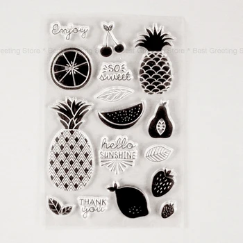 Clear Stamps Tropical Fruit Stamps Transparent scrapbooking stamps journal planner
Clear Stamps Tropical Fruit Stamps Transparent scrapbooking stamps journal planner