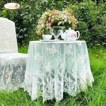 Proud Rose European Round Tablecloth Simple Lace Rectangular Table Cloth Half Transparent Table Cloth Table Overlays Wedding
Proud Rose European Round Tablecloth Simple Lace Rectangular Table Cloth Half Transparent Table Cloth Table Overlays Wedding