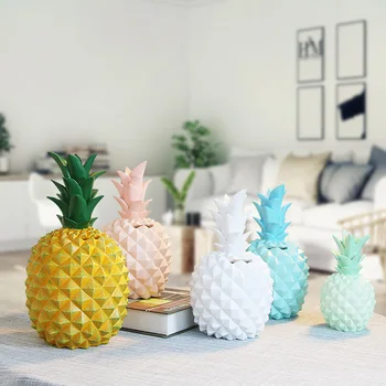 Resin Pineapple Piggy Bank Figurines Pineapple Model Money Box Miniatures Fruit Decoration Creative Home Decor
Resin Pineapple Piggy Bank Figurines Pineapple Model Money Box Miniatures Fruit Decoration Creative Home Decor