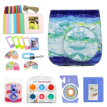 WOGOZAN Mini Camera Case Blue Color Kit for Fujifilm Instax Mini 9 Case 8 8+ Instant Mini Film Camera Premium PU Leather After R 
WOGOZAN Mini Camera Case Blue Color Kit for Fujifilm Instax Mini 9 Case 8 8+ Instant Mini Film Camera Premium PU Leather After R