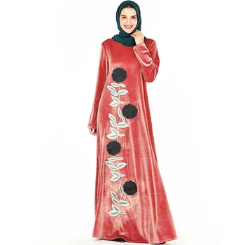 Plus Size Velvet Abaya Dubai Muslim Dress Ladies Abayas Islamic Clothes Turkey Robe Musulmane Turque Grote Maten Dames Kleding
Plus Size Velvet Abaya Dubai Muslim Dress Ladies Abayas Islamic Clothes Turkey Robe Musulmane Turque Grote Maten Dames Kleding