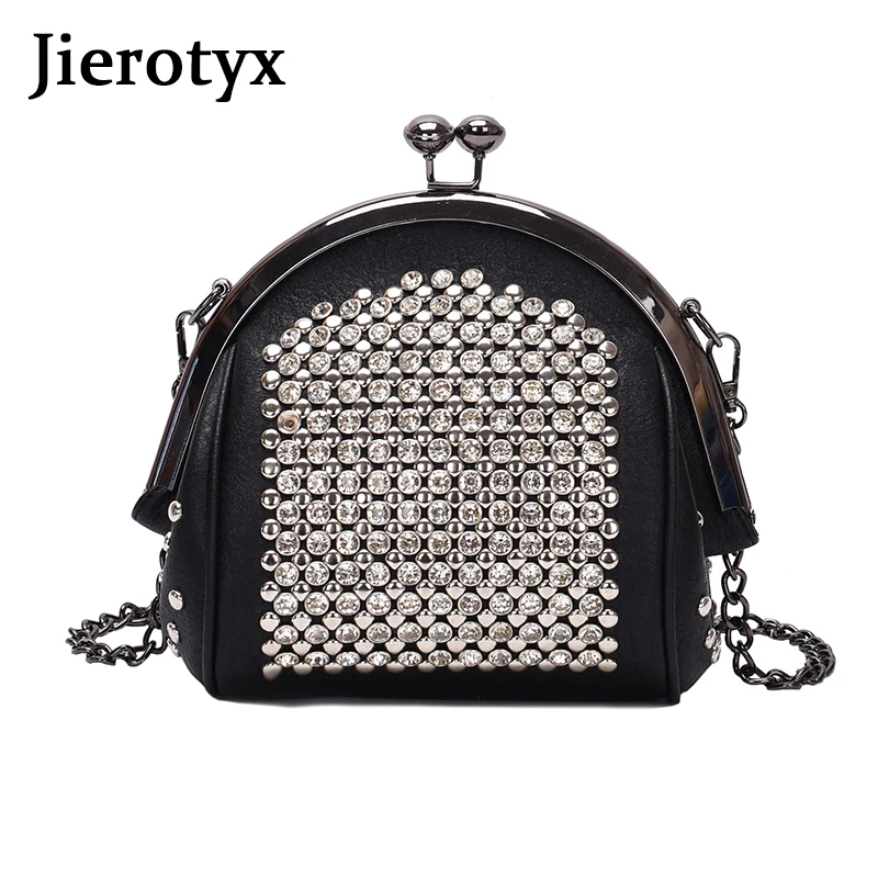 JIEROTYX Women Shoulder bag Retro Kiss Lock Crossbody Bags for Female Colored diamond Shell bag Clip wallet Pu Leather Handbags
JIEROTYX Women Shoulder bag Retro Kiss Lock Crossbody Bags for Female Colored diamond Shell bag Clip wallet Pu Leather Handbags