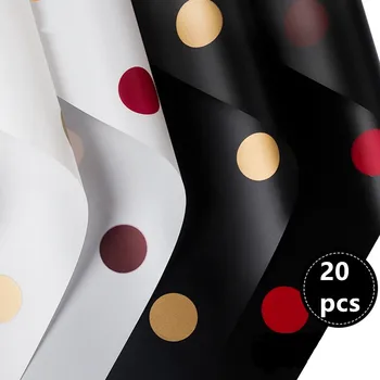 20pcs Gold Point Gift Packing Paper Flower Wrapping Paper Waterproof Craft Papers Christmas Gift New Year Party Favors Supply
20pcs Gold Point Gift Packing Paper Flower Wrapping Paper Waterproof Craft Papers Christmas Gift New Year Party Favors Supply