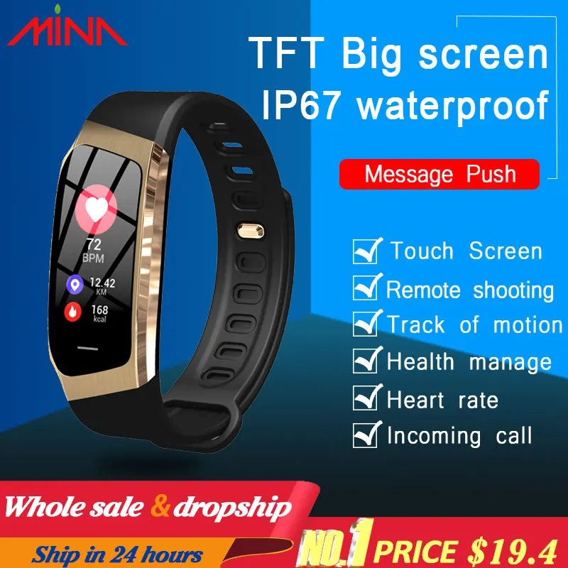 E18 Smart Band Color Touch Screen Pressure Heart Rate Monitor Sport Bracelet IP67 Waterproof Fitness Tracker smart Wristband
E18 Smart Band Color Touch Screen Pressure Heart Rate Monitor Sport Bracelet IP67 Waterproof Fitness Tracker smart Wristband