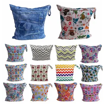 Baby Diapers Bag Multi Animals Print Washable Reusable Wet Dry Zippered Pocket for Travel Beach Pool Stroller 
Baby Diapers Bag Multi Animals Print Washable Reusable Wet Dry Zippered Pocket for Travel Beach Pool Stroller