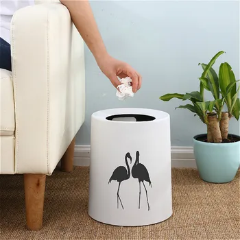 Nordic Plastic Trash Bin Dustbin Double Layer Round Paper Basket Kitchen Hotel Toilet Garbage Cans Storage Bucket Cleaning Tools
Nordic Plastic Trash Bin Dustbin Double Layer Round Paper Basket Kitchen Hotel Toilet Garbage Cans Storage Bucket Cleaning Tools