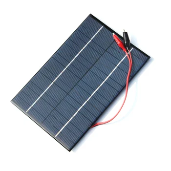 4.2W 18V Solar Cell Polycrystalline Solar Panel+Crocodile Clip For Charging 12V Battery 200x130x3MM
4.2W 18V Solar Cell Polycrystalline Solar Panel+Crocodile Clip For Charging 12V Battery 200x130x3MM