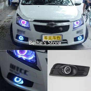 High Quality Superb COB Angel Eyes Halo Fog Lights Projector Lens With Black Fog Cover For Chevrolet Cruze 
High Quality Superb COB Angel Eyes Halo Fog Lights Projector Lens With Black Fog Cover For Chevrolet Cruze