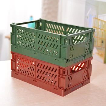 4Pcs Collapsible Basket Folding Storage Box Crate Plastic Container Durable Transportable Foldable Basket Ran Colours
4Pcs Collapsible Basket Folding Storage Box Crate Plastic Container Durable Transportable Foldable Basket Ran Colours