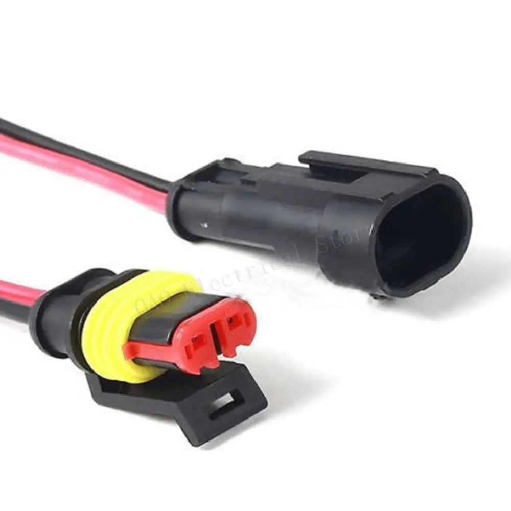 1set 2 Pin Auto Way Male & Female Waterproof Electrical Connector Plug with cable
1set 2 Pin Auto Way Male & Female Waterproof Electrical Connector Plug with cable