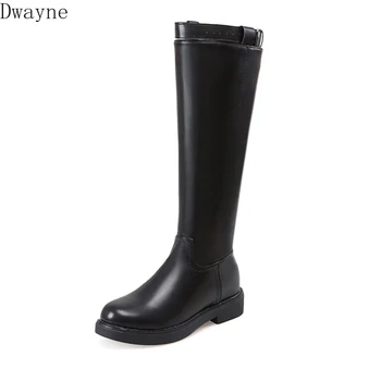 2019 autumn and winter new female flat British wind high tube knight boots fashion handsome military boots long boots
2019 autumn and winter new female flat British wind high tube knight boots fashion handsome military boots long boots