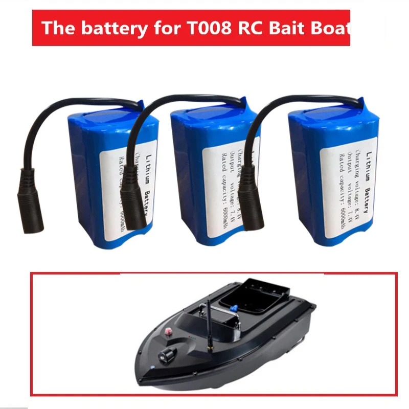 Original T008 Remote Control Fishing Bait Boat Spare Part 7.4V 6000mah Battery for T008 Remote Control Fish Hook Bait Boat batte
Original T008 Remote Control Fishing Bait Boat Spare Part 7.4V 6000mah Battery for T008 Remote Control Fish Hook Bait Boat batte
