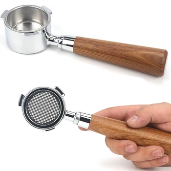 51/54mm Bottomless Portafilter For Delonghi&Breville 8 Series Professional Replacement Filter Basket Coffee Tools فلتر القهوة
51/54mm Bottomless Portafilter For Delonghi&Breville 8 Series Professional Replacement Filter Basket Coffee Tools فلتر القهوة