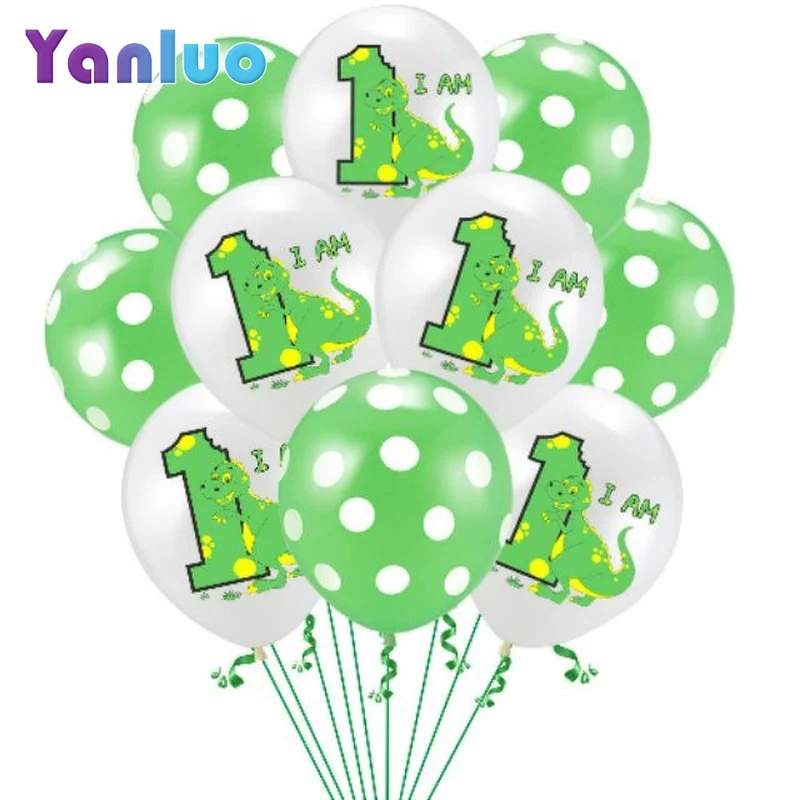 10 шт. латексные шары в виде динозавра 1 год день рождения вечеринка для малышей