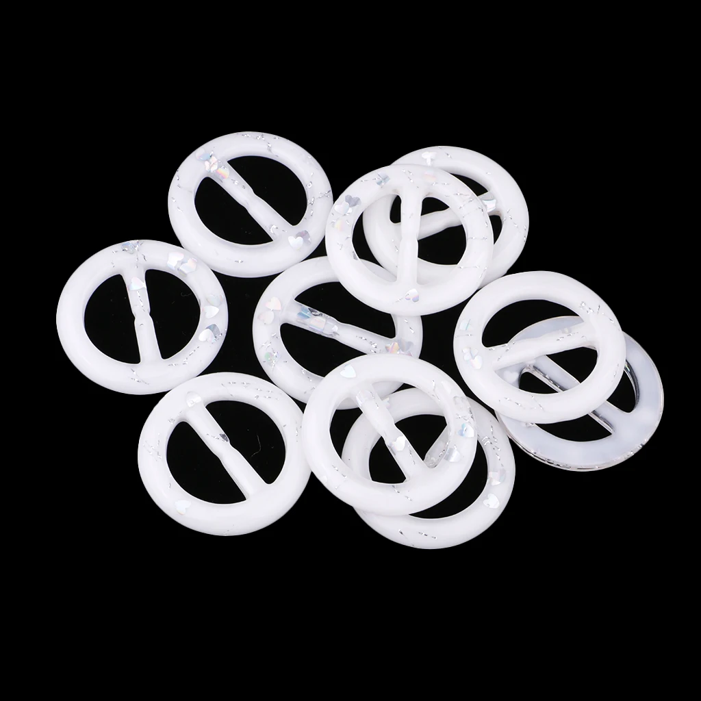 10 Pieces 30mm Resin Smoothly Fashion Scarf Clips Rings for Neckerchief 10 Pieces 30mm Resin Smoothly Fashion Scarf Clips Rings for Neckerchief