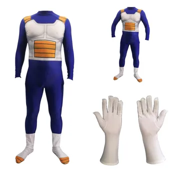 New Dragon Ball Super Anime cosplay vegeta IV combat costume jumpsuit gloves halloween adult and child Party costume 
New Dragon Ball Super Anime cosplay vegeta IV combat costume jumpsuit gloves halloween adult and child Party costume